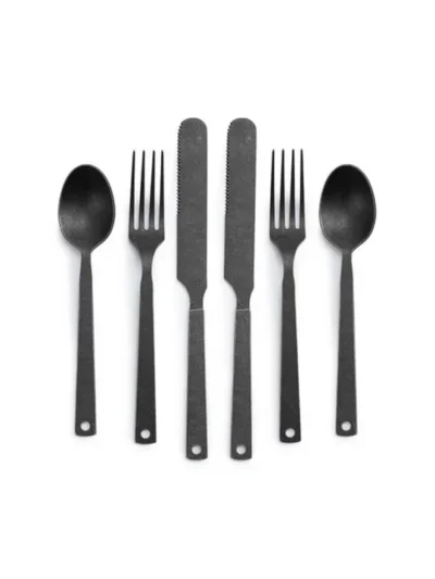 Compact Stainless Spoon Fork Set