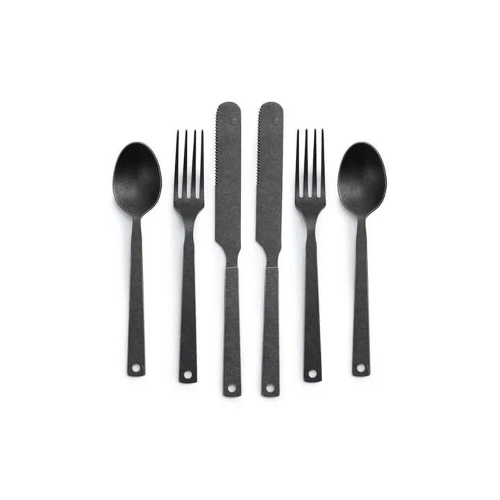 Compact Stainless Spoon Fork Set