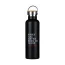 Compact Black Thermal Bottle